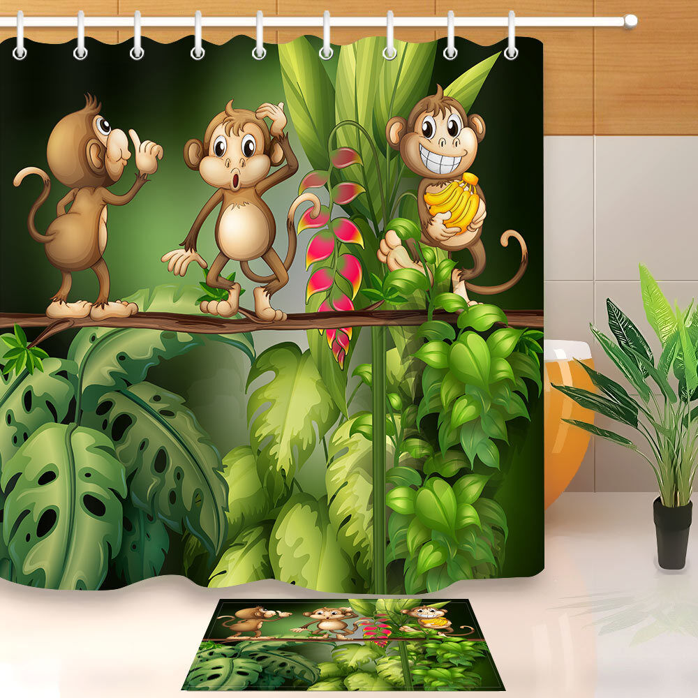 Monkeying Around Shower Curtain