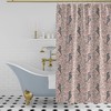 Monochrome Coral Royal Reef Shower Curtain in 3 Sizes - Stunning Bathroom Decor 