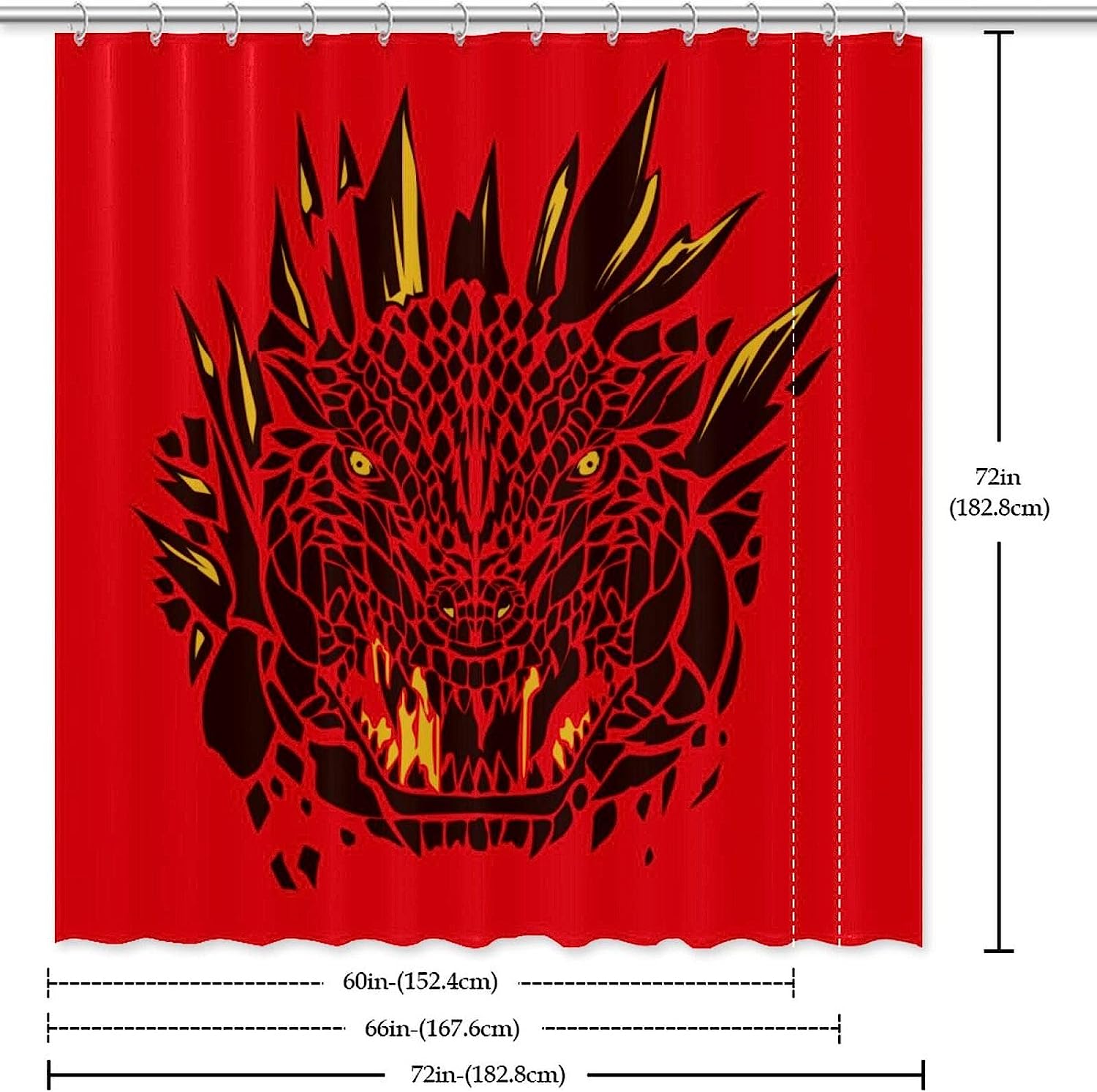 Monster Dino Shower Curtain For A Fun Bathtub Experience - Image 3