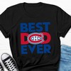Montreal Canadiens Best Dad Ever Tee - Great Gift for Hockey Fans
