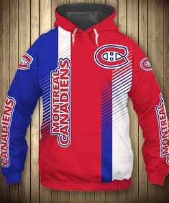 Montreal Canadiens Cute Design 3D Hoodie Pullover - 3D Hoodies For Men