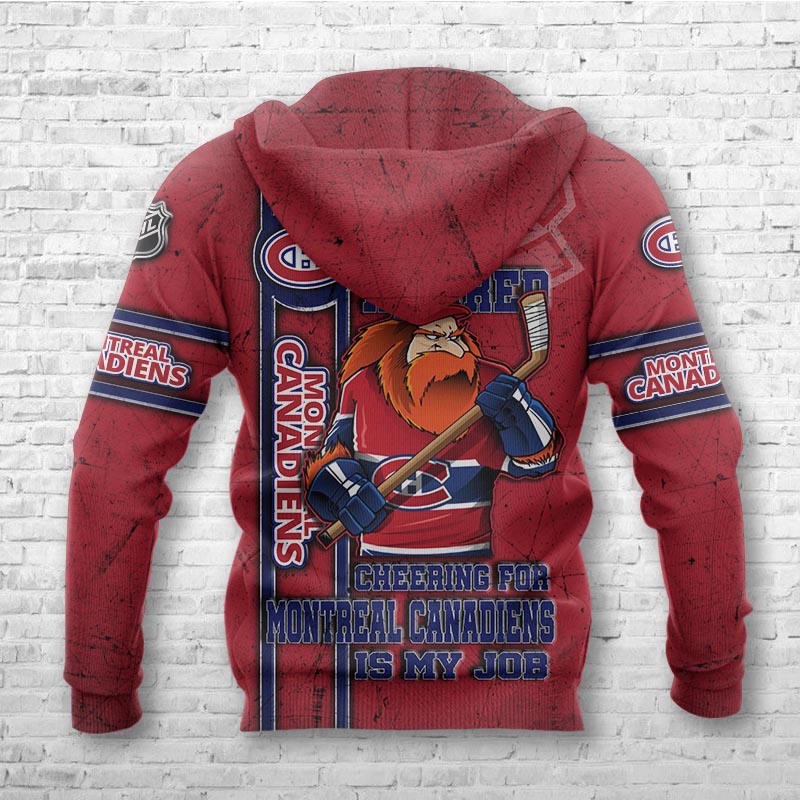 Montreal Canadiens I'M Retired 3D Hoodie - Mens 3D Hoodies