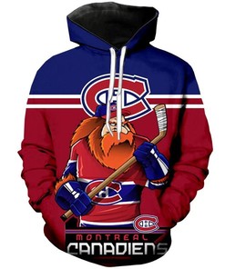 Montreal Canadiens Mascot Printed 3D Hoodie - 3D Printed Hoodies