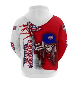 Montreal Canadiens Ultra Death Graphic 3D Hoodie - Custom All Over Print Hoodie