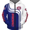 Montreal Canadiens With Hooded Long Sleeve 3D Hoodie - All Over Print Zip Up Hoodie Men