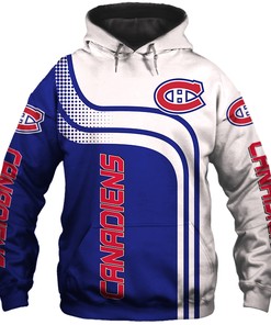 Montreal Canadiens Zip Hoodie Pullover - 3D Hoodies For Men Graphic