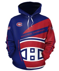 Montreal Canadiens Zip Up Hoodie With Hooded Long Sleeve - All Over Print Hoodies For Women
