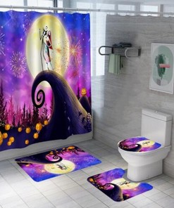 Moon And Stars Shower Curtain