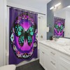 Moon Phase Artistic Valentine's Gift Shower Curtain 