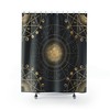 Moon Phase Zodiac Constellation Celestial Shower Curtain for Astronomy Lovers
