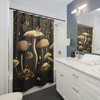 Moon Phases Bohemian Bathroom Decor Shower Curtain