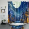Moon Shower Curtain For Celestial Bathroom Decor