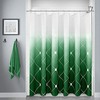 Moroccan Ombre Shower Curtain, Naturoom Geometric Pattern to Spice up Your Bathroom 