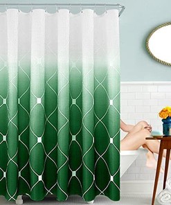 Moroccan Ombre Shower Curtain, Naturoom Geometric Pattern to Spice up Your Bathroom