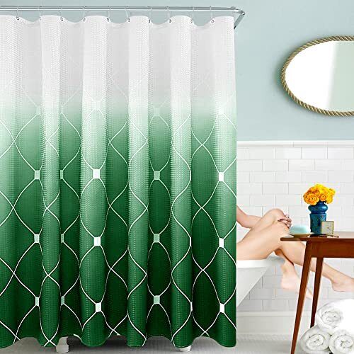 Moroccan Ombre Shower Curtain, Naturoom Geometric Pattern to Spice up Your Bathroom