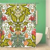 Morris Floral In Middle Ages Colored Pattern Shower Curtain
