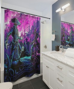 Mortal Kombat Gaming Theme Shower Curtain