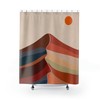 Mother Nature Mountains Shower Curtain for Summit Bathroom Decor 