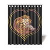 Mother and Baby Tiger Fabric Shower Curtain - Gift for Animal Lovers and Cat Lovers