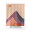 Mountain Landscape Three Musketeers Shower Curtain