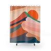 Mountain Summit Shower Curtain for Bathroom Decor 