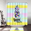 Multi Colored Pineapple Dream Shower Curtain 