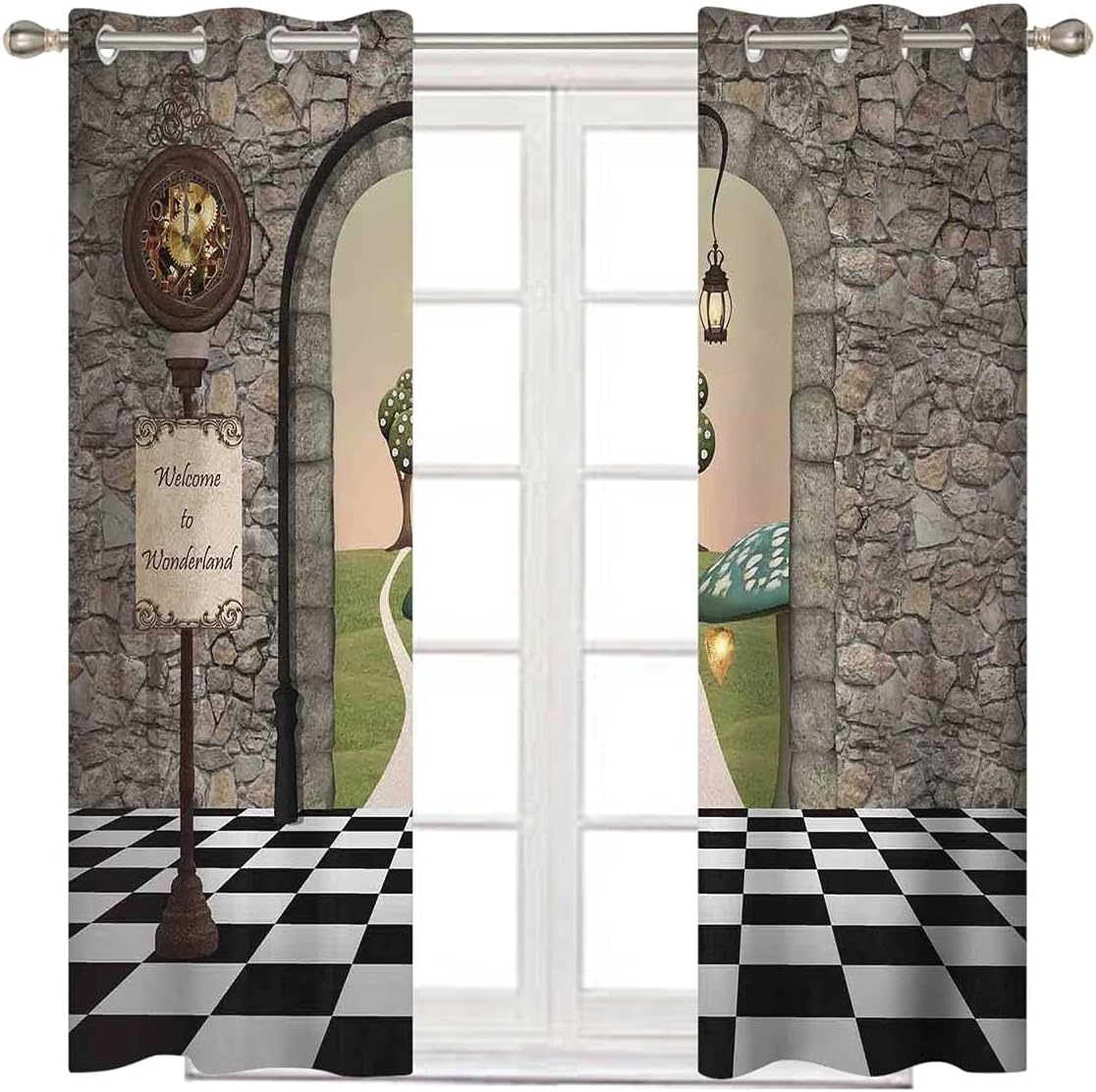 Multi Room Darkening Grommet Curtains for a Stylish and Practical Home Decor.