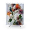 Multicolor Floral Spectacular Shower Curtain for a Colorful Bathroom