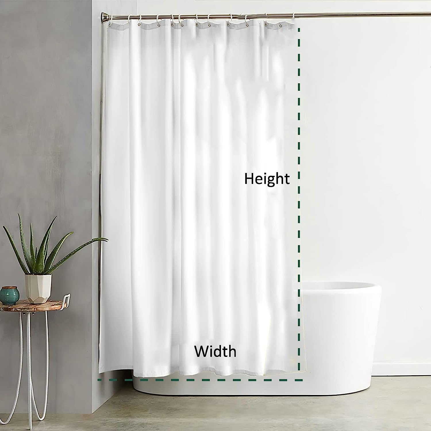 Multicolor Seashells And Starfish Shower Curtain Liner For Beachy Bathroom Decor