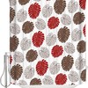 Multicolor Tropical Monstera Palm Leaf Shower Curtain Bathroom Decor Fabric For Showers And Bathtubs