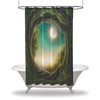 Multiple Sized Moon Decor Shower Drapes For A Fairytale-Inspired Bathroom
