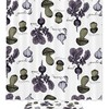 Mushroom Radish Printed Bathroom Tub Set With Waterproof Fabric Shower Curtain