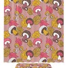 Mushroom and Maple Leaf Shower Curtain, Waterproof and Natural Theme for Bathroom