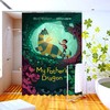 My Father'S Dragon Printed Shower Curtain For Children'S Bathroom