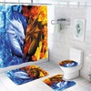 Mysterious Dragon Shower Curtain for a Bold and Mythical Bathroom
