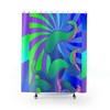Mysterious Kraken Monster Shower Curtain Vintage Artistic Sea Creature Print Bathroom Decor