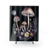 Mystical Lunar Mushroom Shower Curtain for Your Bathroom - Shower Curtain Ideas