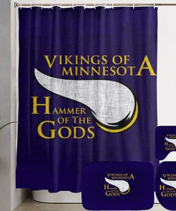 NFL Minnesota Vikings Shower Curtain for Diehard Fans
