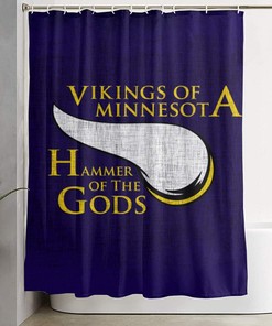 NFL Minnesota Vikings Shower Curtain for Diehard Fans