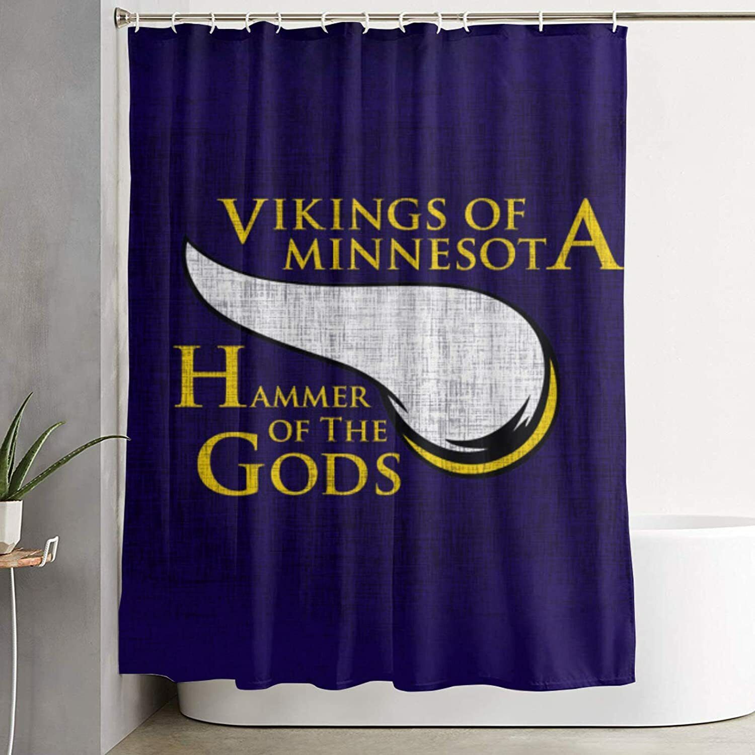 NFL Minnesota Vikings Shower Curtain for Diehard Fans