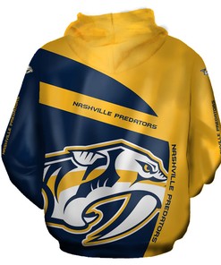 Nashville Predators Zip Hoodie Gift For Fans - Gifts For Father Day
