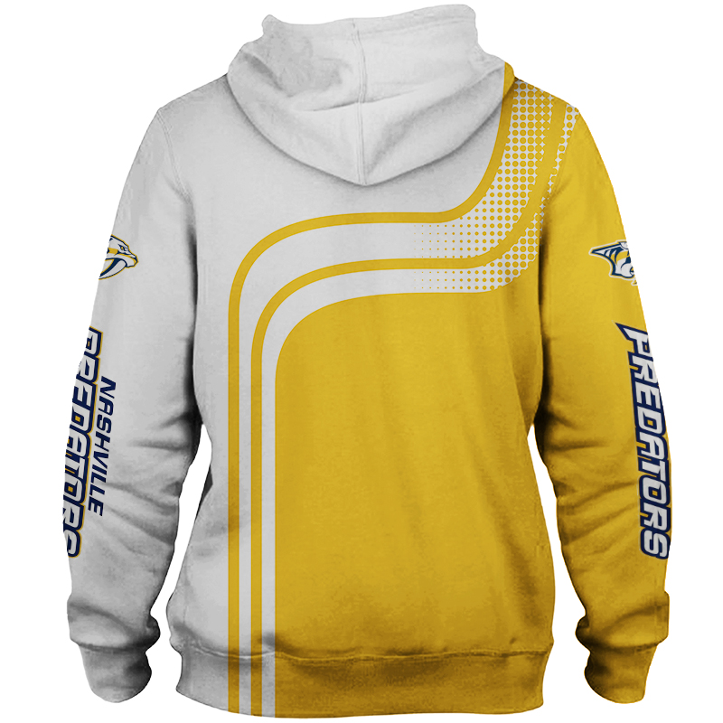 Nashville Predators Zip Hoodie Pullover - 3D Hoodies For Men Graphic