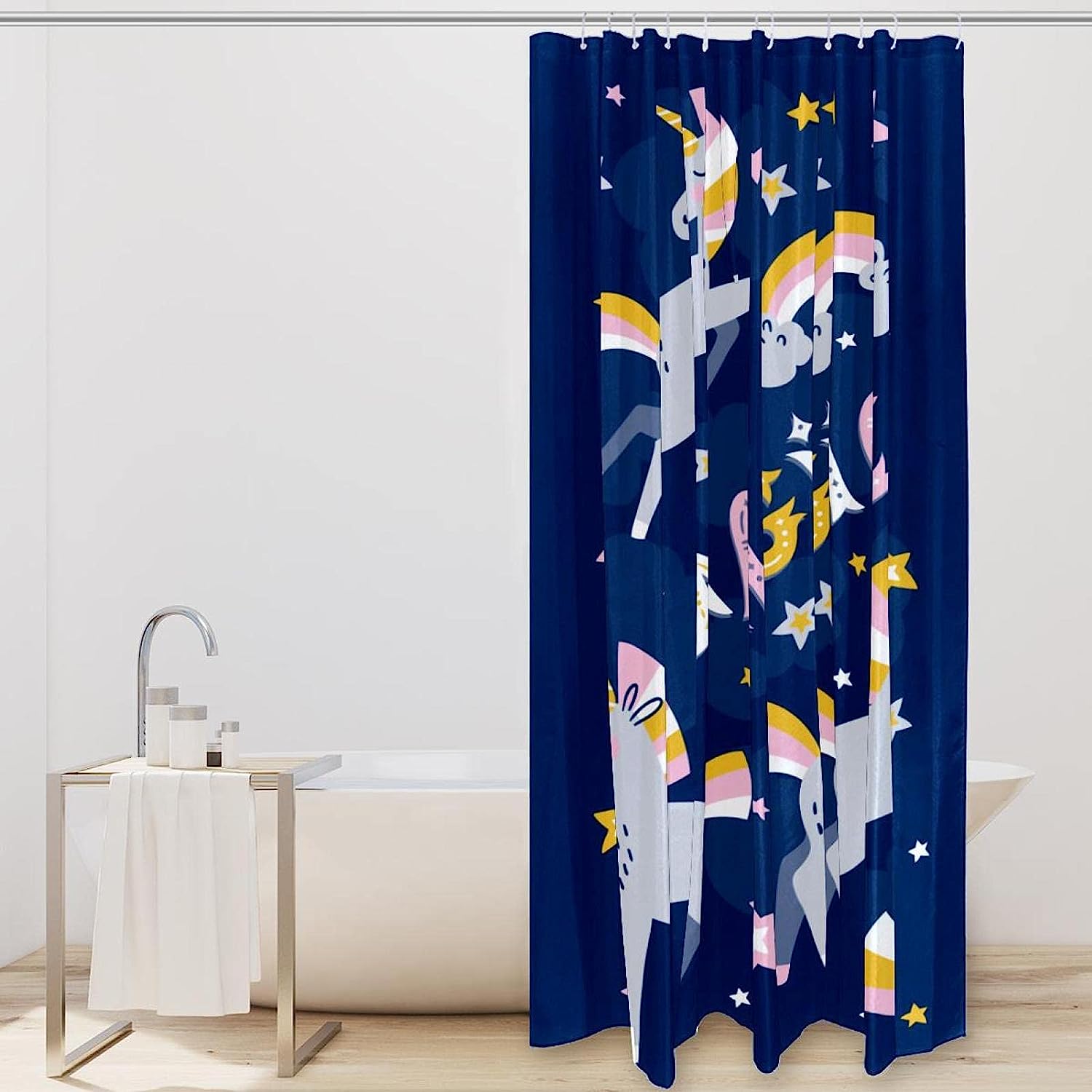 Native American Art Shower Curtain - Featuring a Magnificent Wolf Print Perfect for Wildlife Lovers.