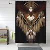 Native American Eagle Shower Curtain for a Majestic Touch