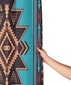 Native American Indian Aztec Shower Curtain - Ethnic Bathroom Decoration