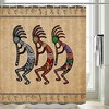 Native American Kokopelli Shower Curtain For A Southwestern Bathroom Decor, Tribal Bathroom Accessories
