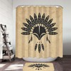 Native American Raccoon Shower Curtain - A Tribute To Native American Culture