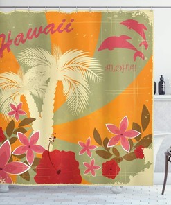 Native American Southwestern Vintage Navajo Abstract Geometric Tribal Ethnic Hipster Shower Curtain