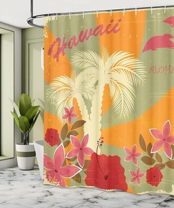 Native American Southwestern Vintage Navajo Abstract Geometric Tribal Ethnic Hipster Shower Curtain