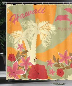 Native American Southwestern Vintage Navajo Abstract Geometric Tribal Ethnic Hipster Shower Curtain